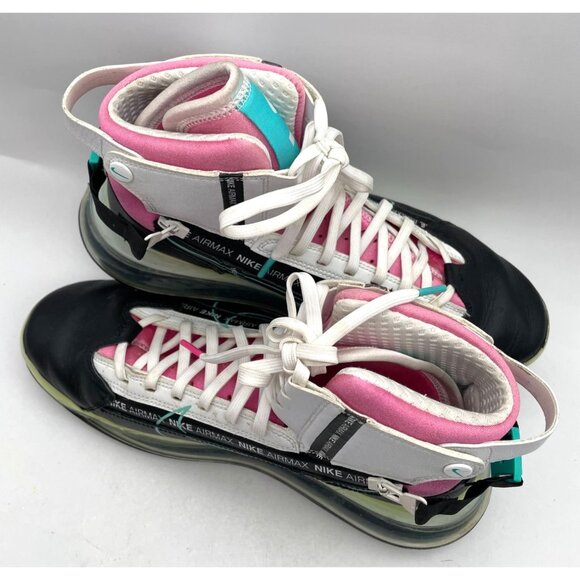 Pre-owned Nike Air Max 720 Saturn Miami Vice Hyper Jade Heat 9.5 - Picture 4 of 5